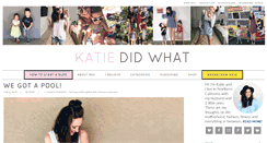 Desktop Screenshot of katiedidwhat.com