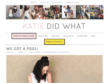 Tablet Screenshot of katiedidwhat.com